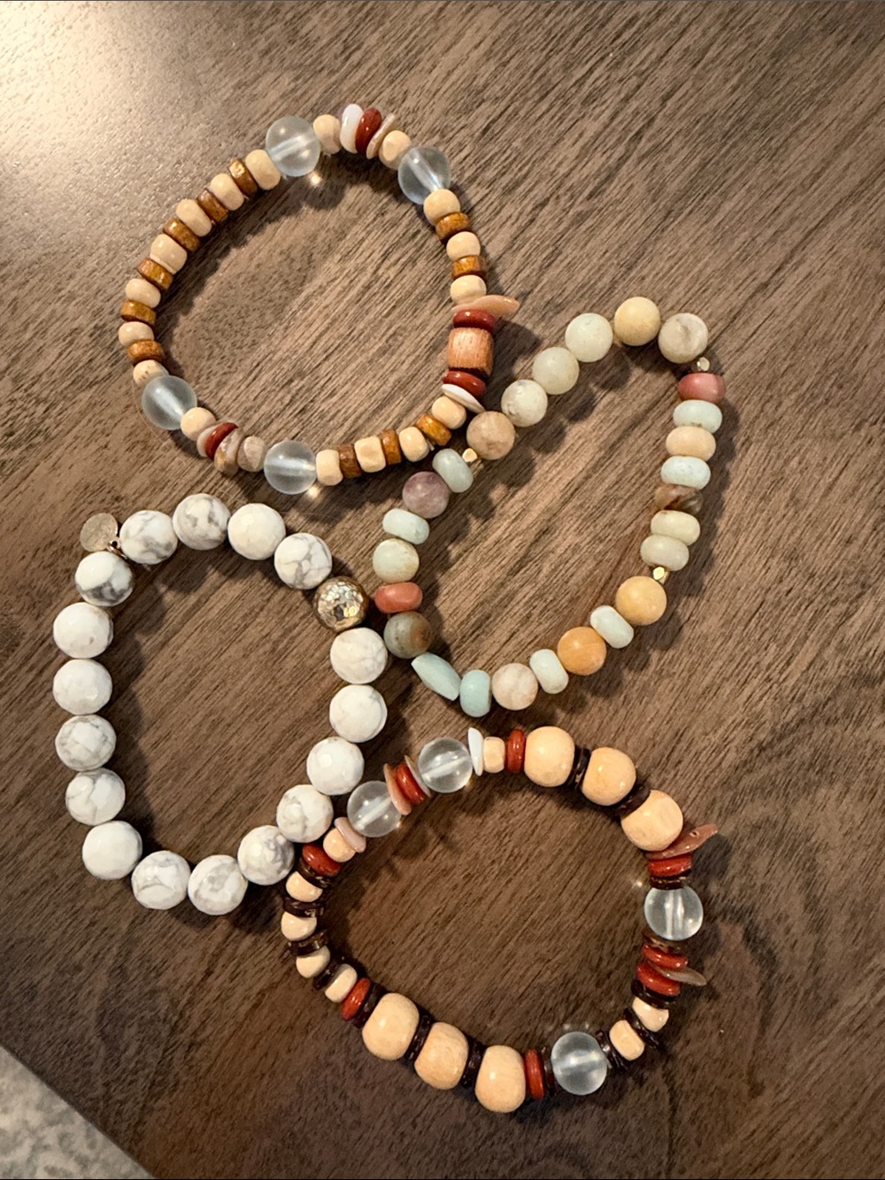 Four bracelets